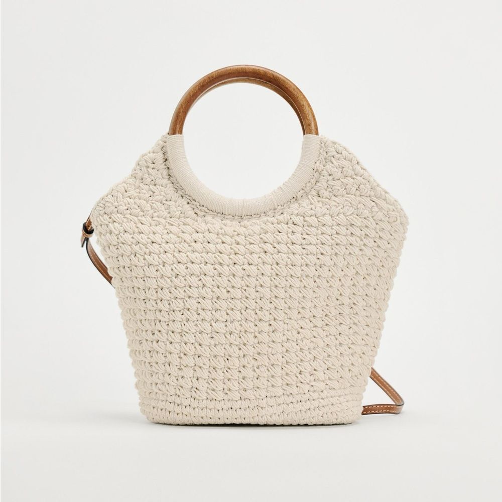Zara Macramé bucket bag